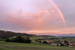 Regenbogen über Holzham