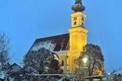 Kirche Atzbach zur blauen Stunde