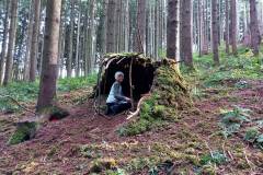 Erlebniswelt Hausruckwald - Eigene Kreativität in der Natur, statt Elektronikzeugs. Das kennen die meisten Stadtkinder leider nicht mehr. Entdeckt bei Herbstwanderung des Wiedhackvereines